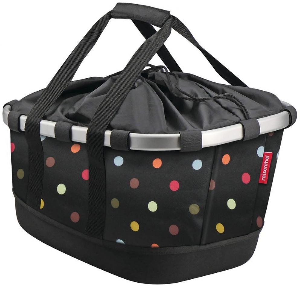 Fahrradkorb KLICKfix Fahrradkorb Bikebasket GT mit UniKlip dots 42x28x33 cm