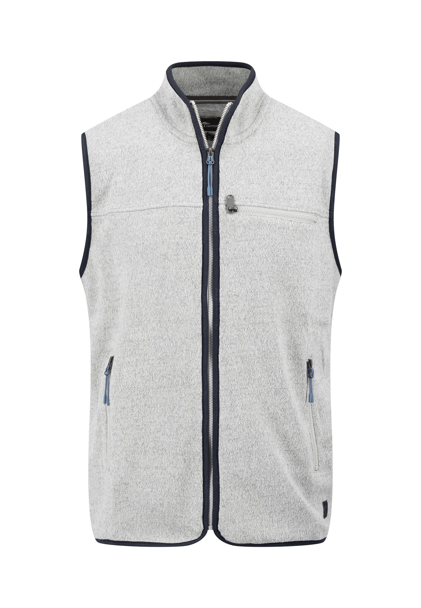 Funktionsweste Polar Fleece, Vest light grey