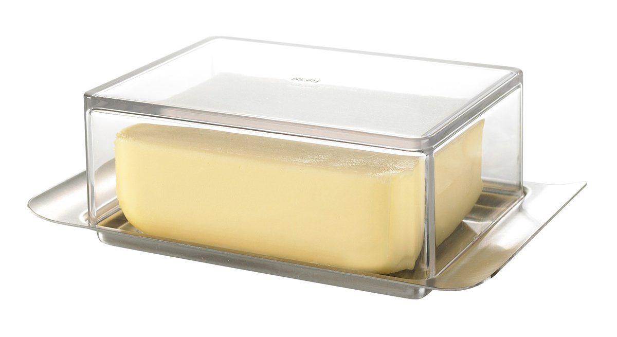GEFU Butterdose Butterdose Brunch 250G Butterglocke Deckel Butters