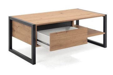 Finori Couchtisch Denver 100 cm Dekor Artisan Oak / anthrazit Sofatisch Wohnzimmer