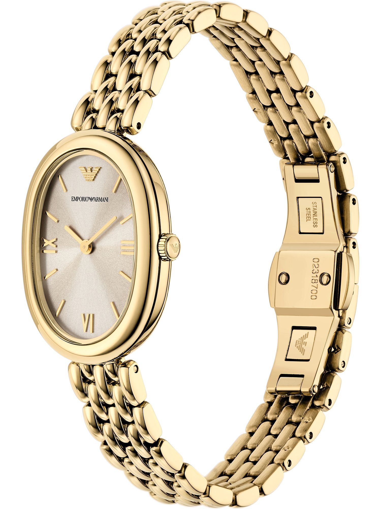 Emporio Armani Quarzuhr Emporio Armani Damen-Uhren Analog Quarz – Bild 3 von 5