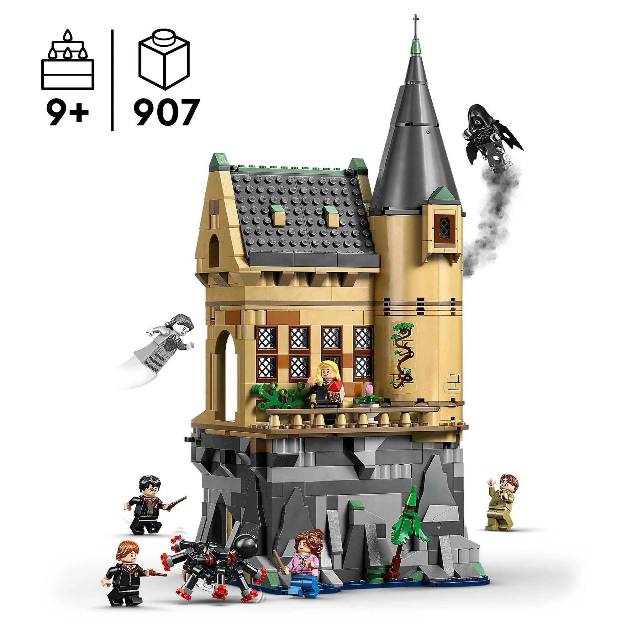 LEGO® Schloss Hogwarts: Krankenflügel (76463), LEGO Harry Potter Konstruktionsspielsteine, (907 St)