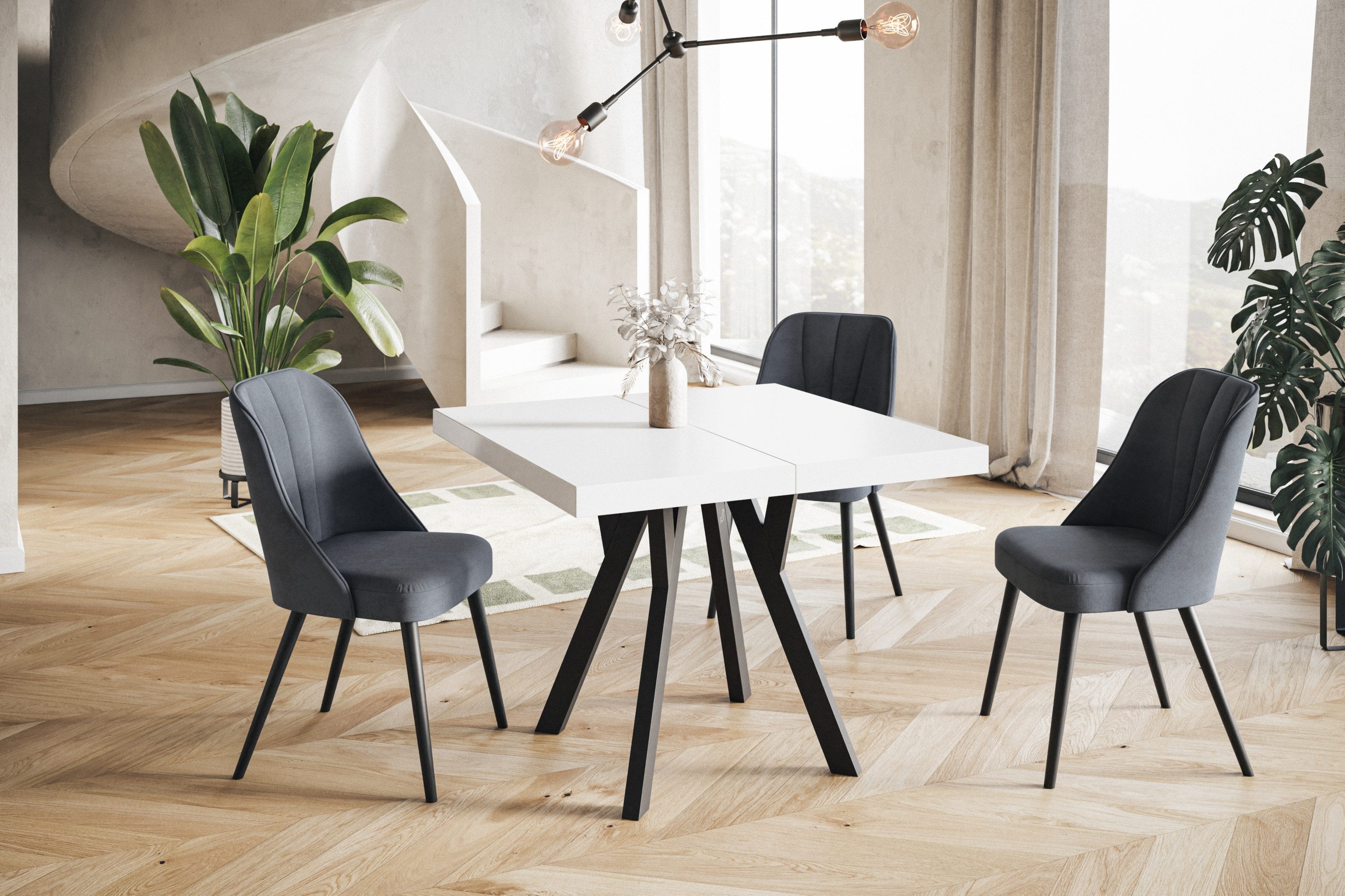 Alpi-Möbel Esstisch Wohnzimmertisch - Ausziehbarer rechteckiger günstig online kaufen