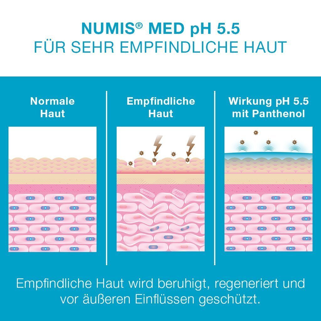 & ml, Duschgel Hautberuhigende Shampoo Hautpflege numis - 2in1 1x 1-tlg. 5.5 med Duschgel ph 200