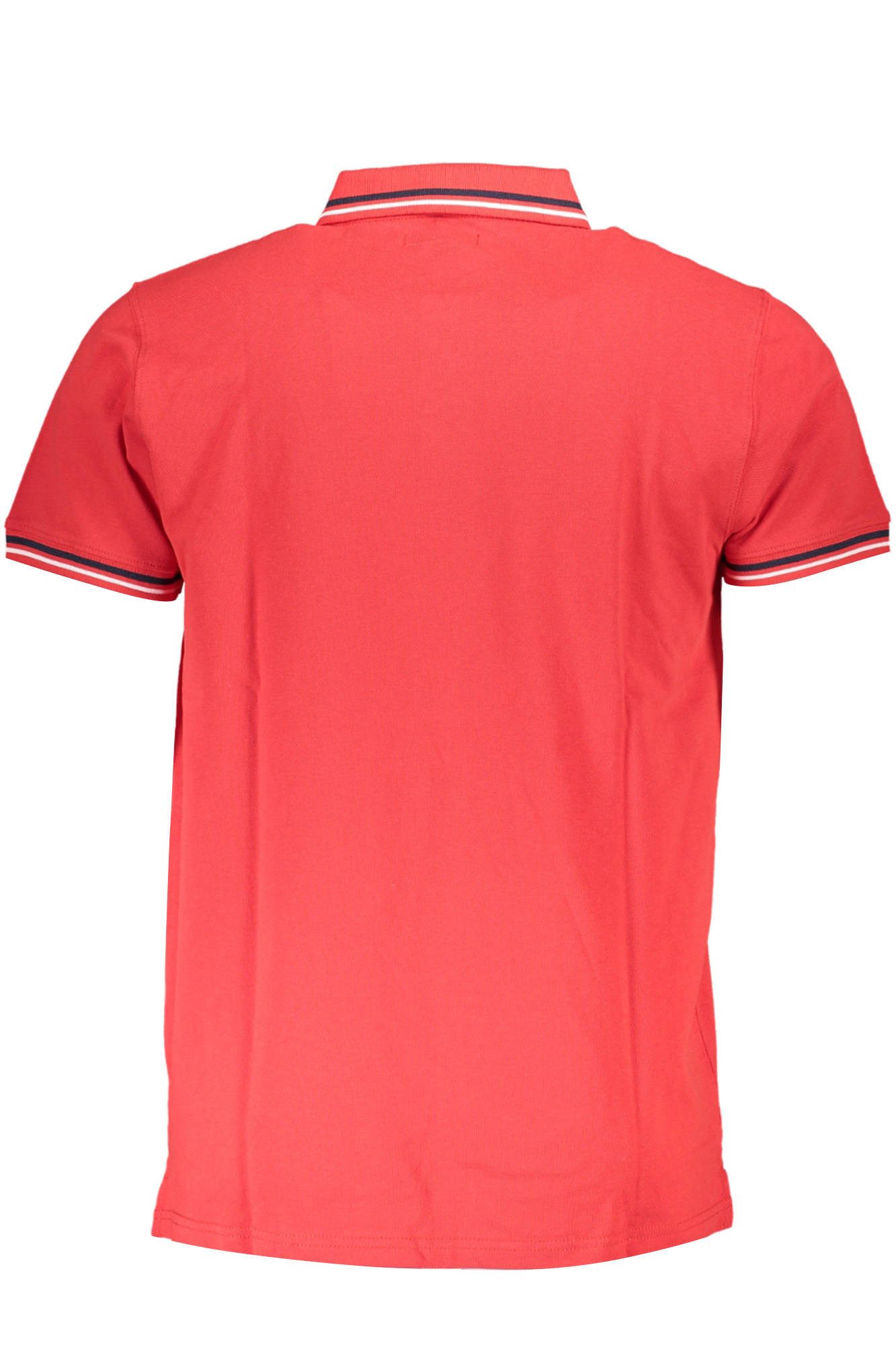 Cavalli Class Poloshirt Herren Kurzarm-Poloshirt Rot mit Stickerei &