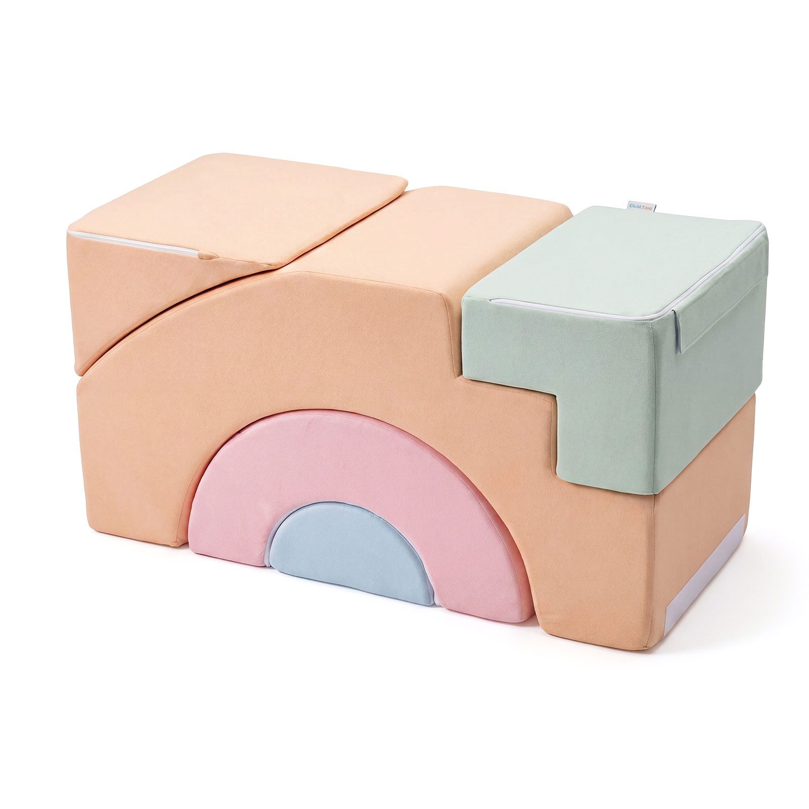 COSTWAY Softbausteine mit abnehmbaren modulares Kindersofa Kletterbausteine Spielbauklötze, (5 St)