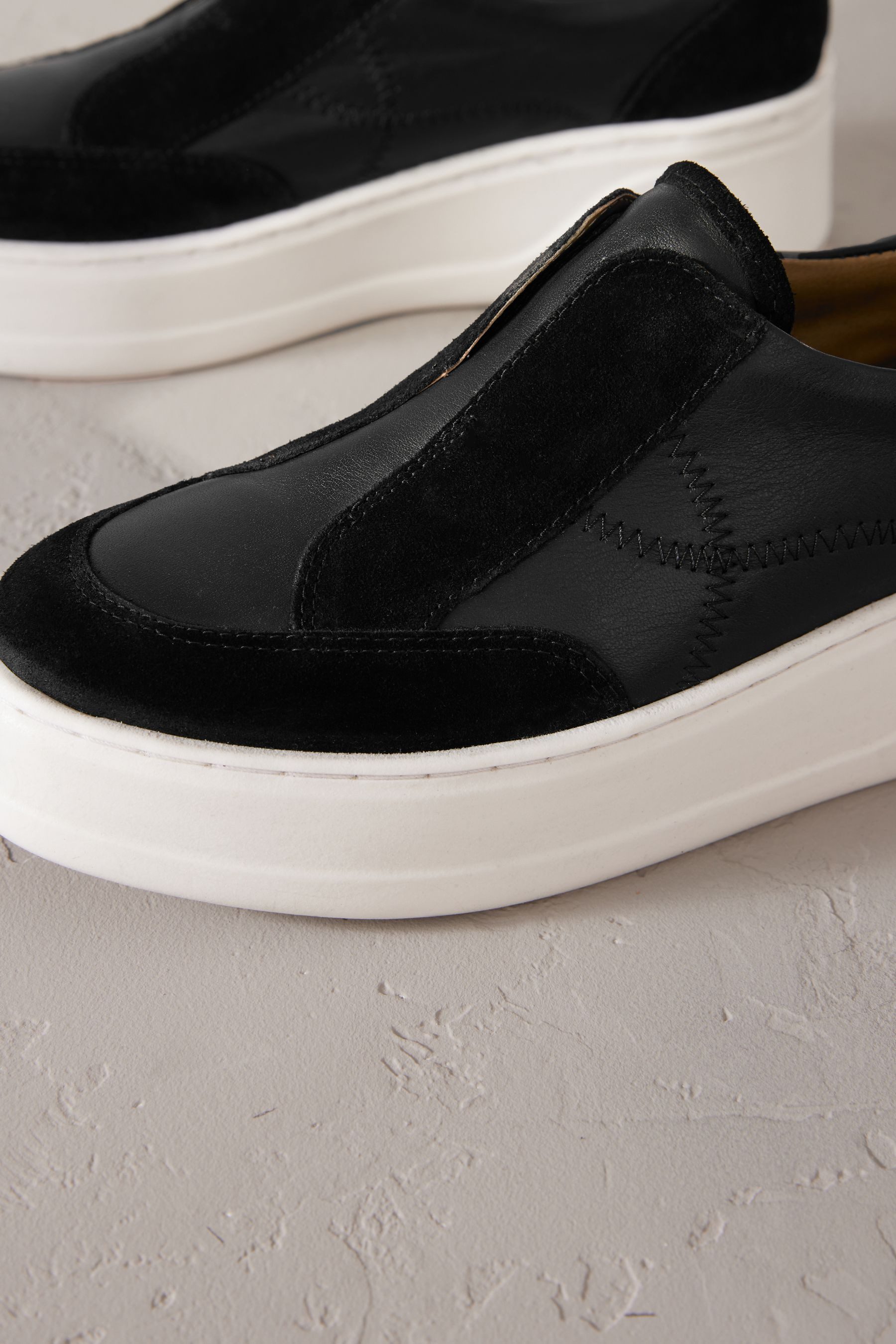 Next Signature Forever Comfort® Leder-Schlupfsneaker Sneaker günstig online kaufen
