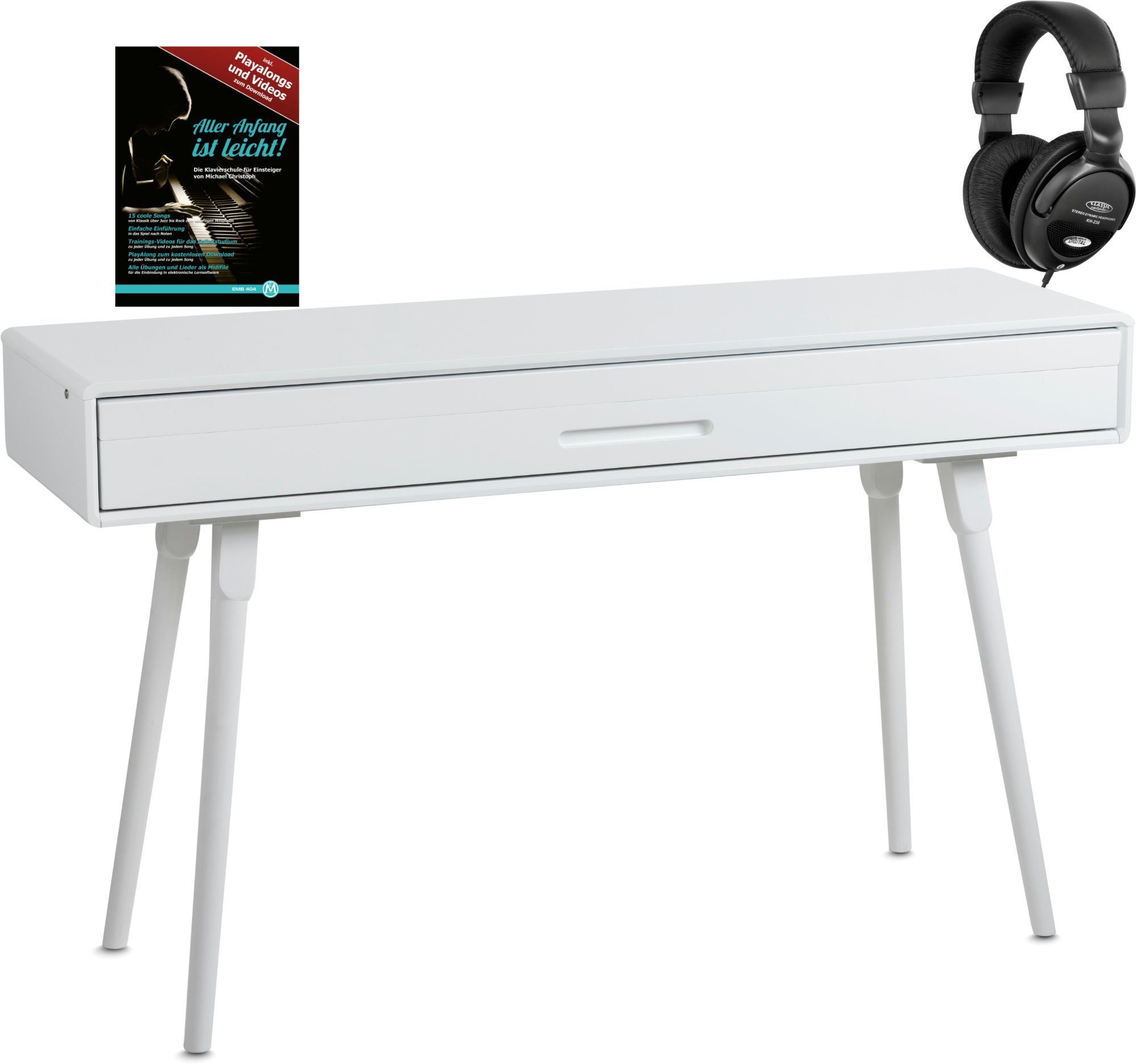 Digitalpiano DP-730 mit Echtholz-Furnier Set