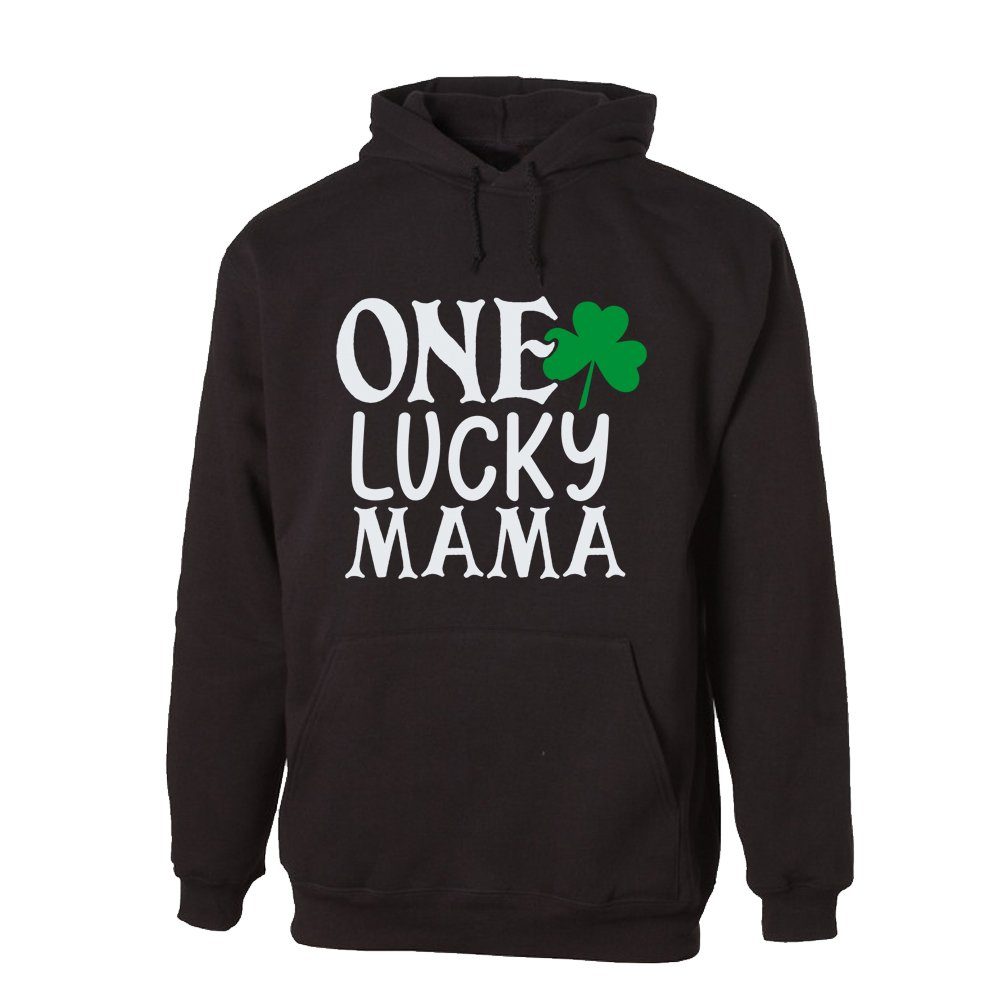 G-graphics Hoodie One lucky Mama mit trendigem Frontprint mit Spruch / Sprüche zum Muttertag