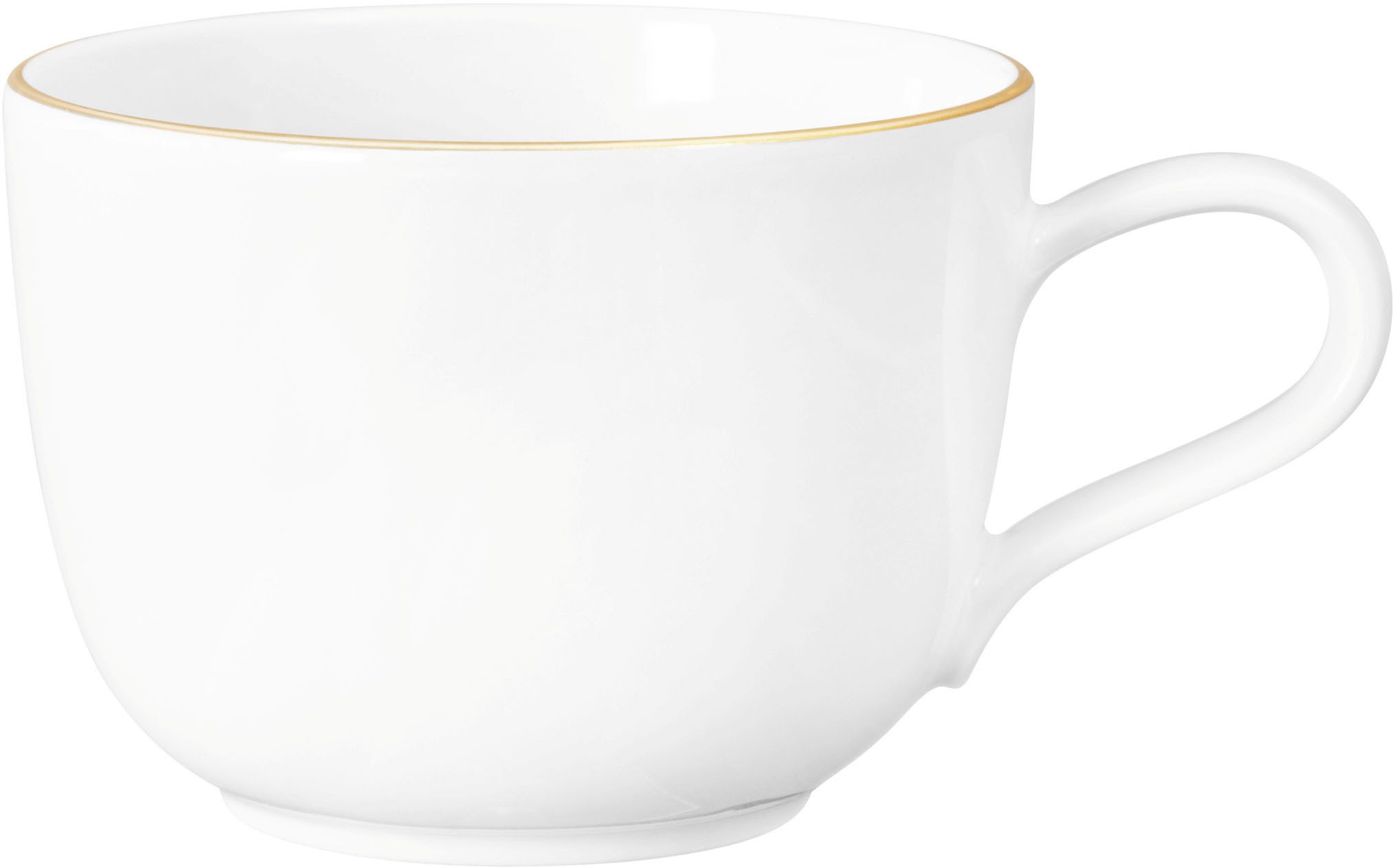 Seltmann Weiden Tasse Liberty - Goldrand, Porzellan, Kaffeeobertasse 0,26 l