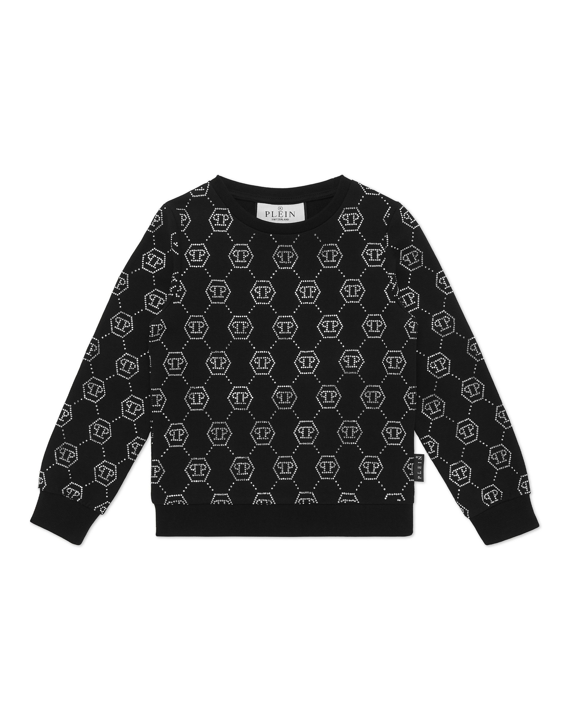PHILIPP PLEIN Sweatshirt Monogram Mit Schmucksteinen