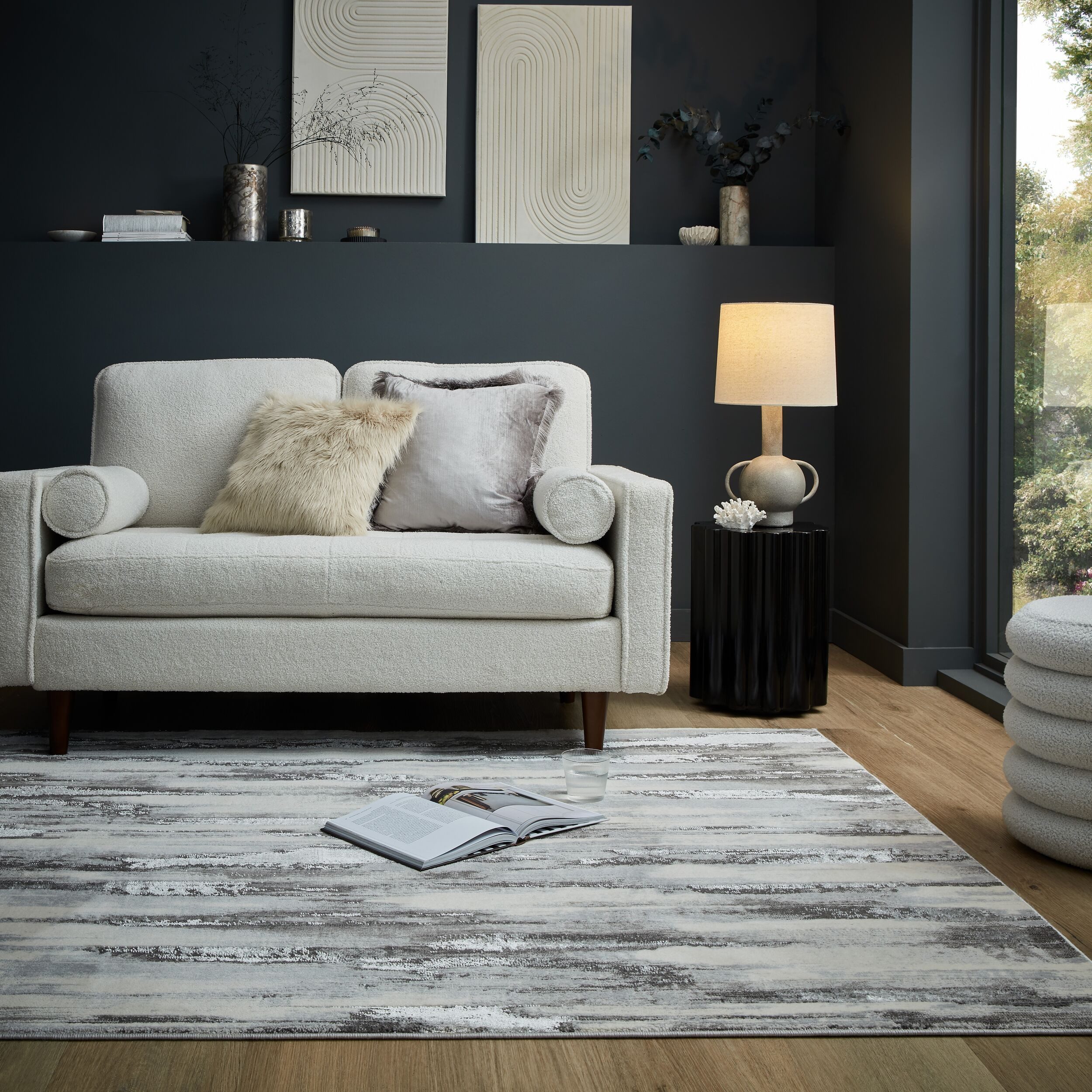 FLAIR RUGS Teppich Eris Gleam, rechteckig, Höhe: 8 mm, Glanzeffekt Teppich
