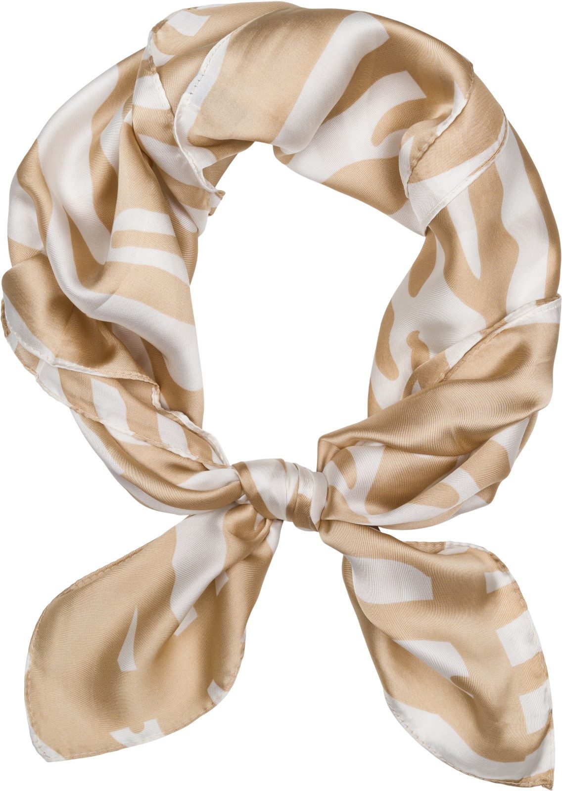 styleBREAKER Modetuch Halstuch Zebra Muster Satin Optik, (1-St) günstig online kaufen