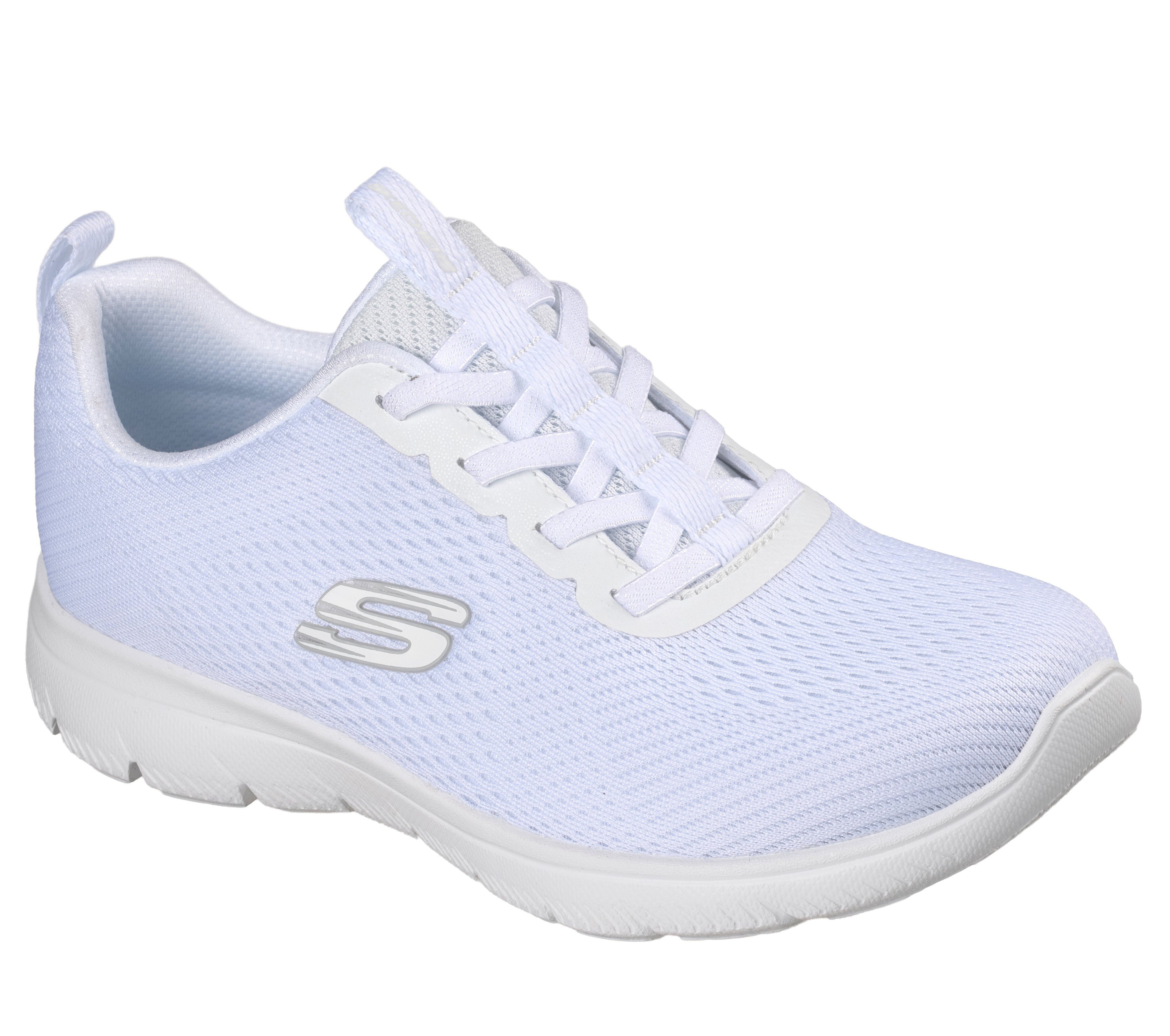 Skechers SUMMITS Slip-On Sneaker Schlupfschuh, Halbschuh, Freizeitschuh mit elastischen Schnürsenkeln