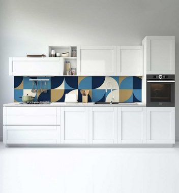 MyMaxxi Dekorationsfolie Küchenrückwand abstrakte Retro riesen XXL Kreise selbstklebend Folie