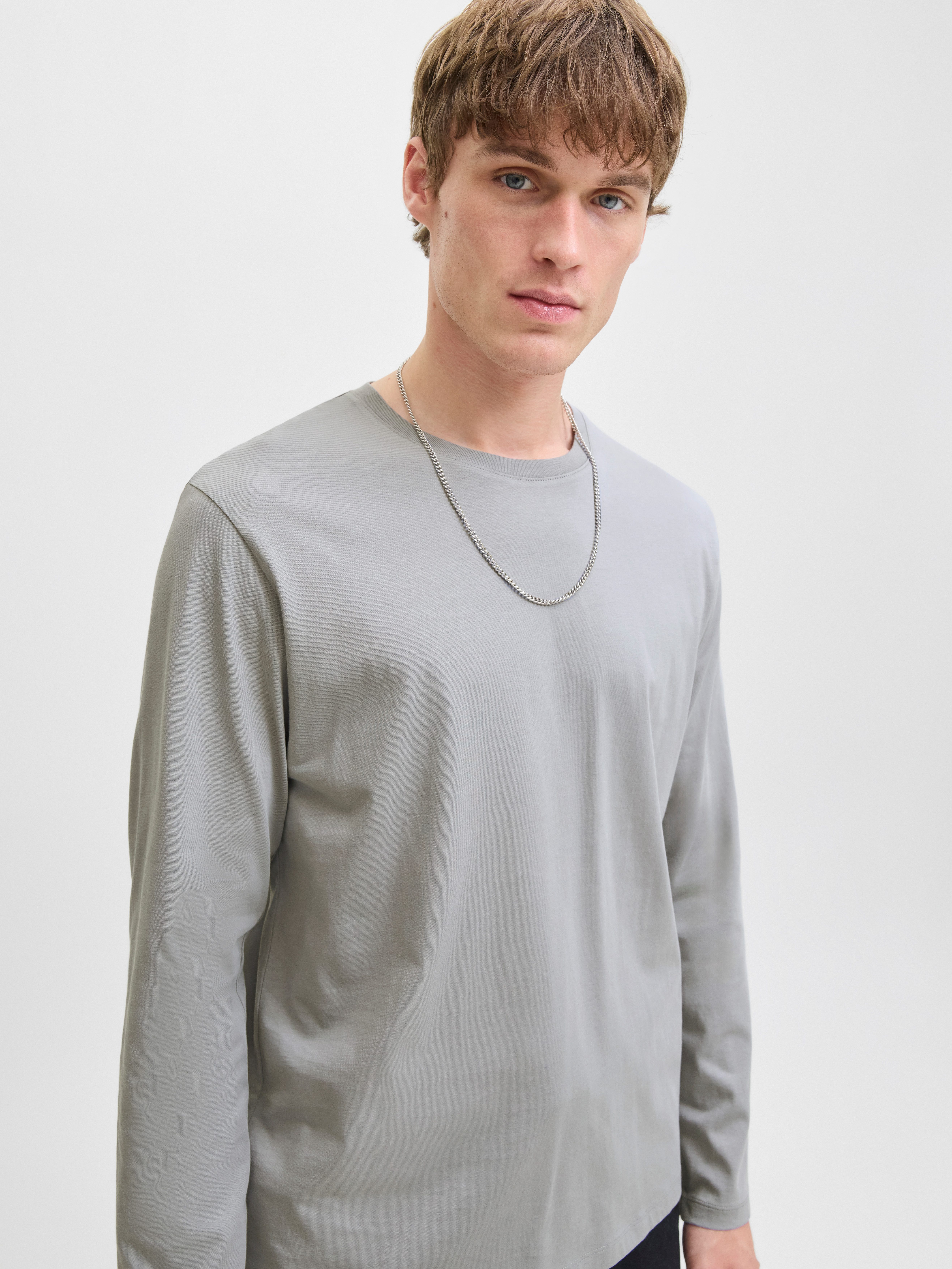Jack & Jones Rundhalsshirt JJEORGANIC BASIC TEE LS O-NECK NOOS günstig online kaufen