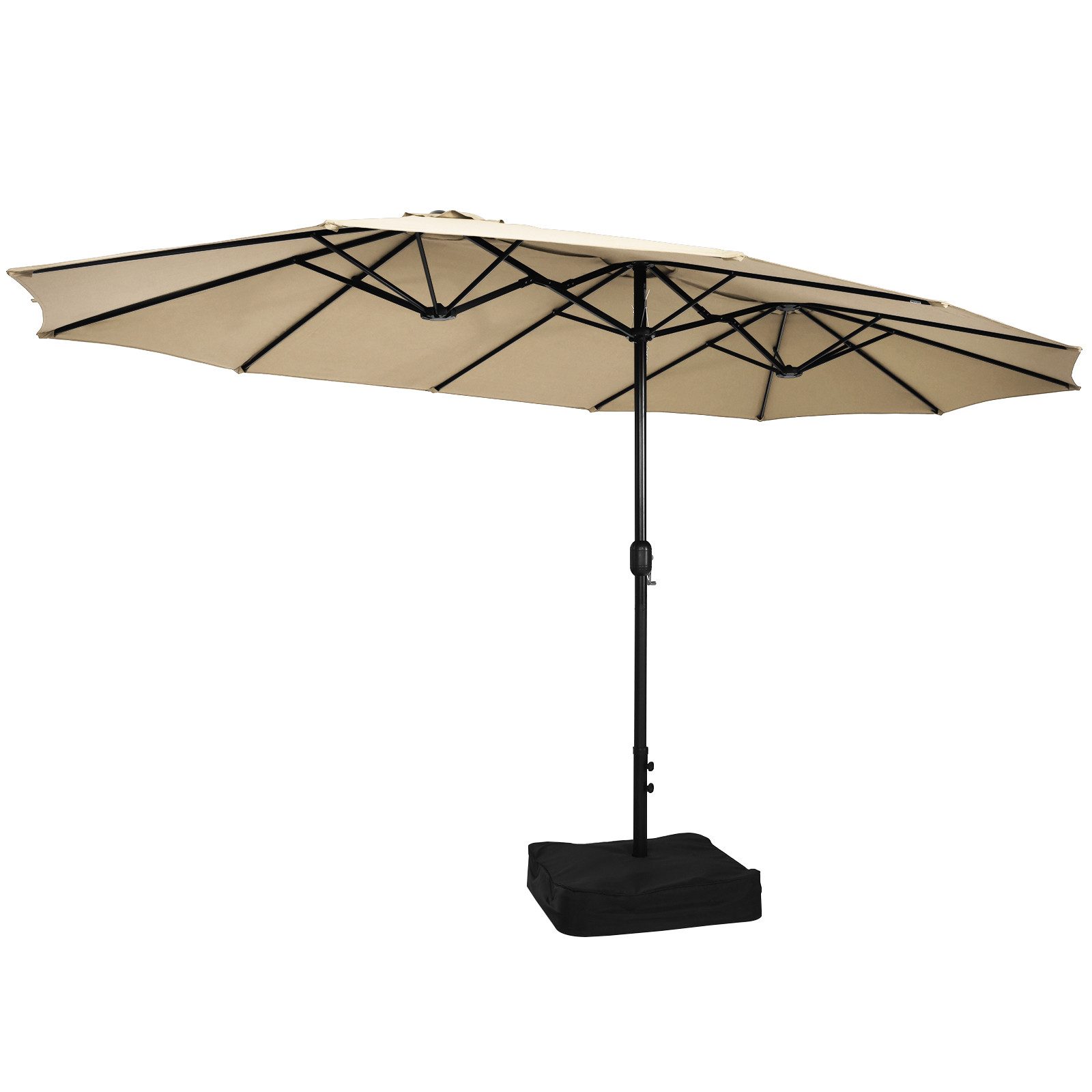 COSTWAY Sonnenschirm, 451,5 x 264 cm, günstig online kaufen