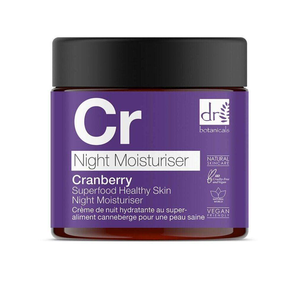 DR BOTANICALS Nachtcreme Cranberry Superfood Healthy Skin Night Moisturiser 60ml mehr