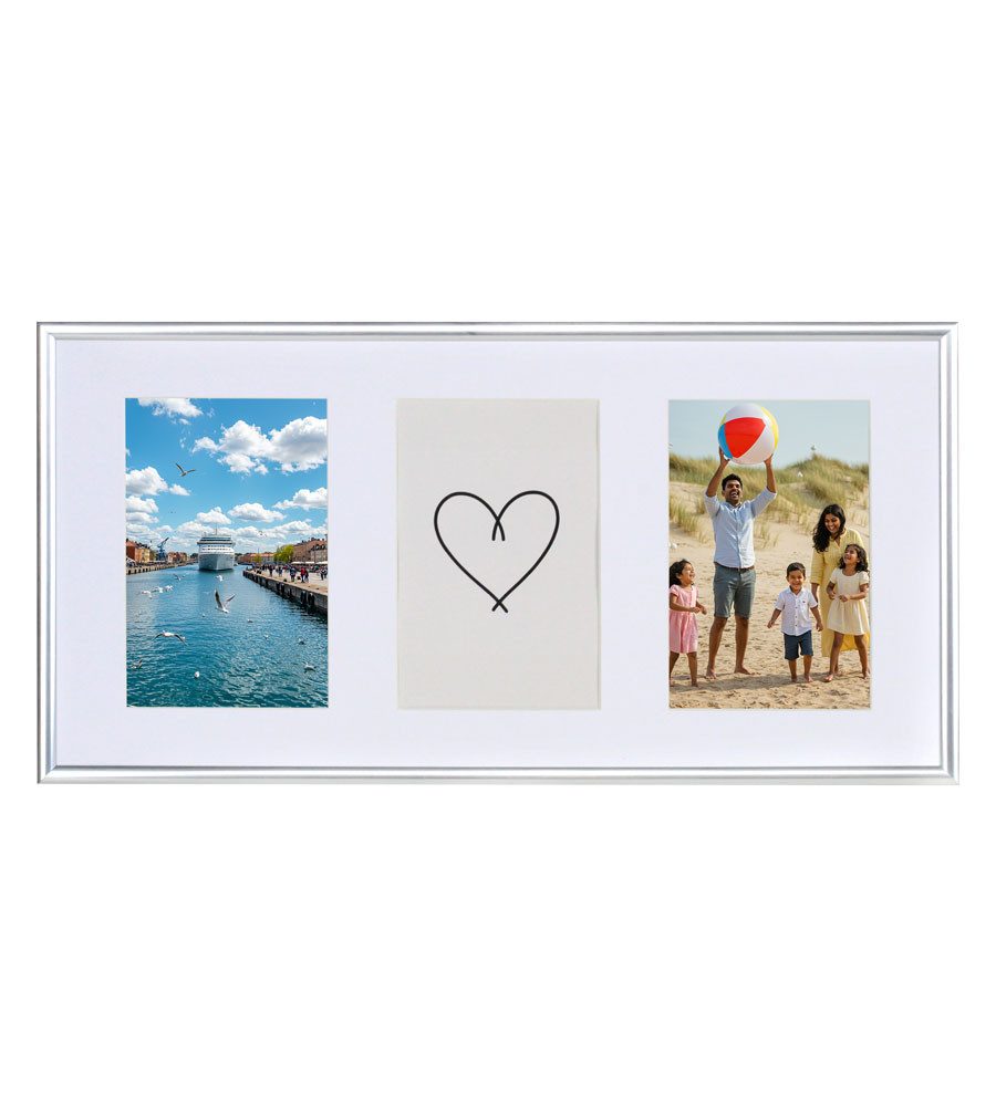 IDEAL TREND Bilderrahmen Galerie Bilderrahmen Kunststoff mit Passepartout & günstig online kaufen