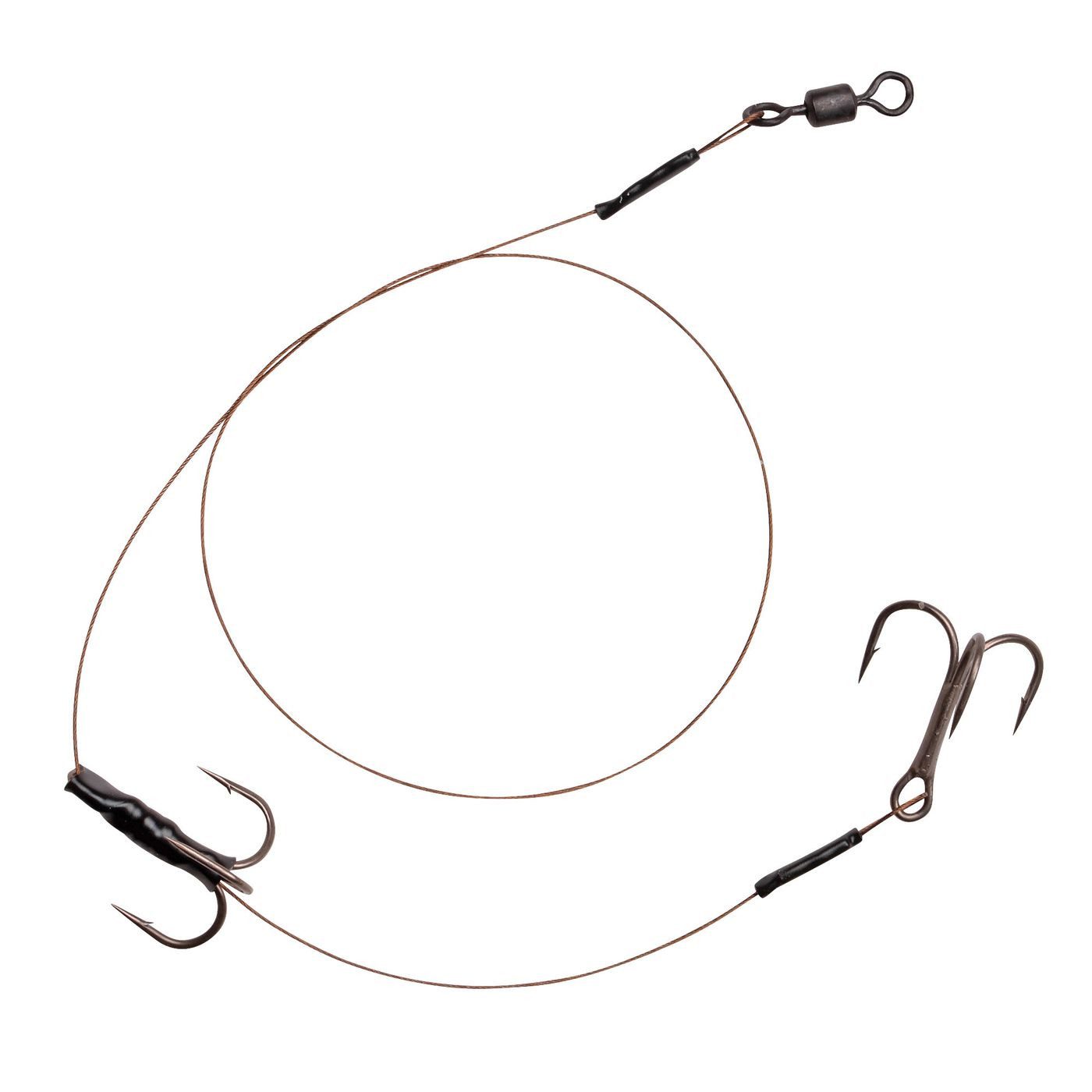 Vorfachschnur Spro HD Baitfish Rig 35cm - Stahlvorfach 7x7 mit 2 Drillingen