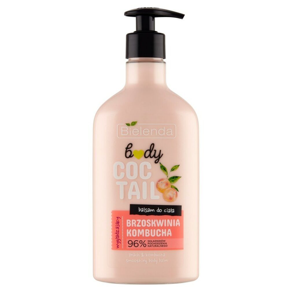 Bielenda Körperpflegemittel Body Coctail Glättende Körperlotion Pfirsich & Kombucha