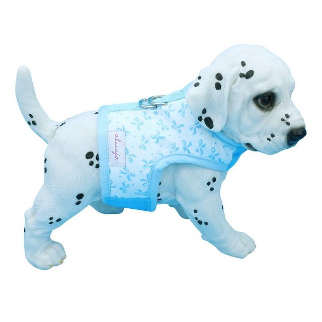 Alvonja Hunde-Geschirr Hundegeschirr kleine, mittlere, große Hunde Welpen Schleifchenmuster, Polyester, verstellbar, verschiedene Größen