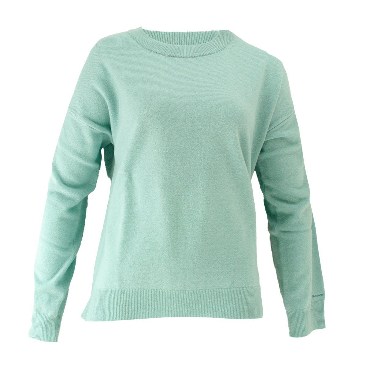 Gant Rundhalspullover 4802120 Superfine Lambswool C-Neck Pullover DustyTurquoise(467)