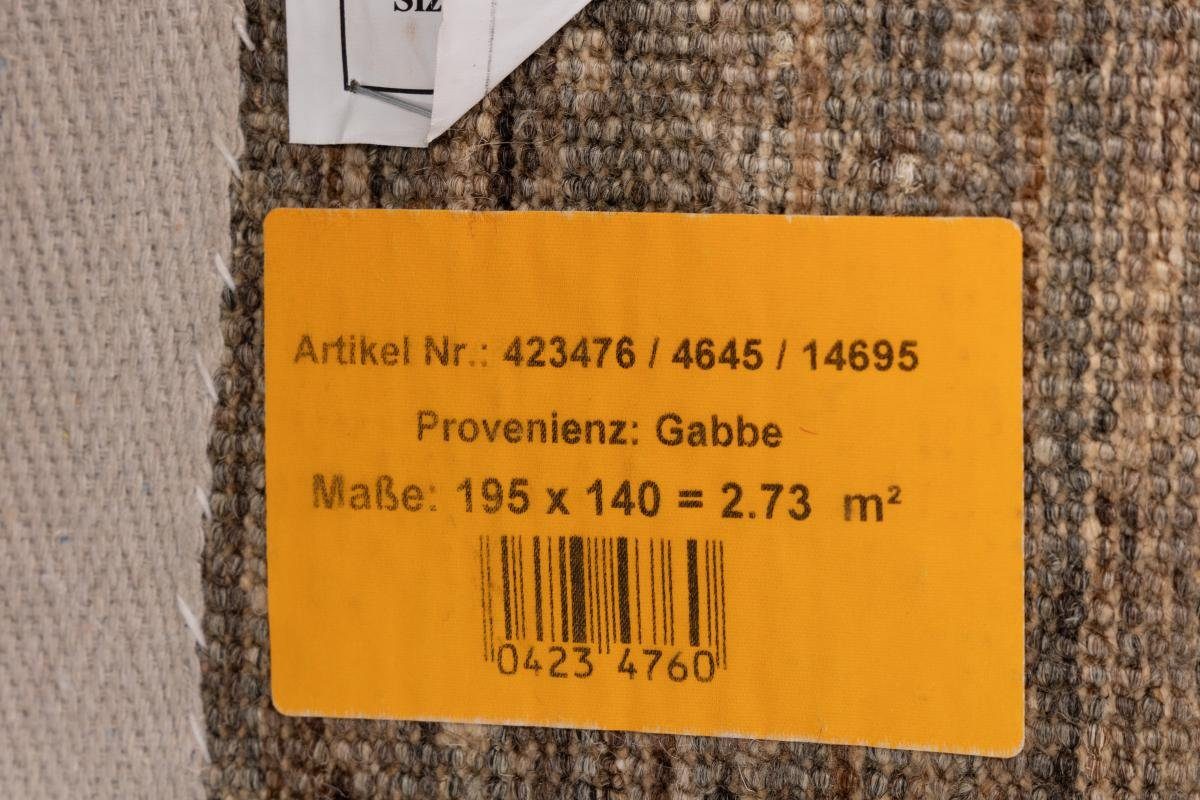 Loribaft Gabbeh Orientteppich Trading, Handgeknüpfter Nain rechteckig, Höhe: 139x196 12 mm Orientteppich, Moderner Perser