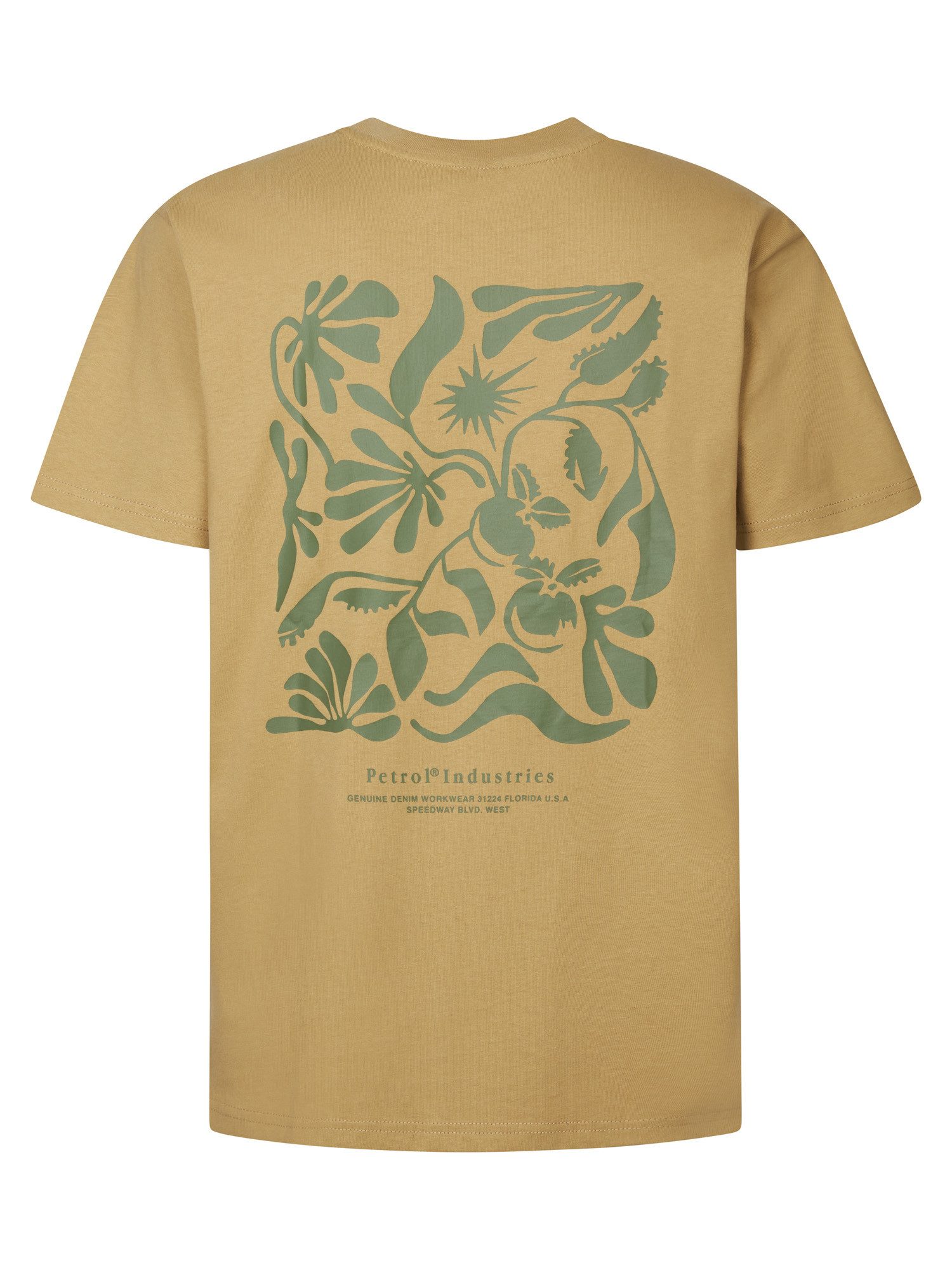 Petrol Industries T-Shirt T-Shirt mit Rückenaufdruck günstig online kaufen
