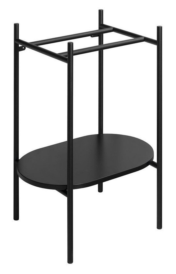 Sapho Ablageelement PUNO Sockel unter Waschbecken 550x795x396mm, Schwarz, Sapho-SKA590-2