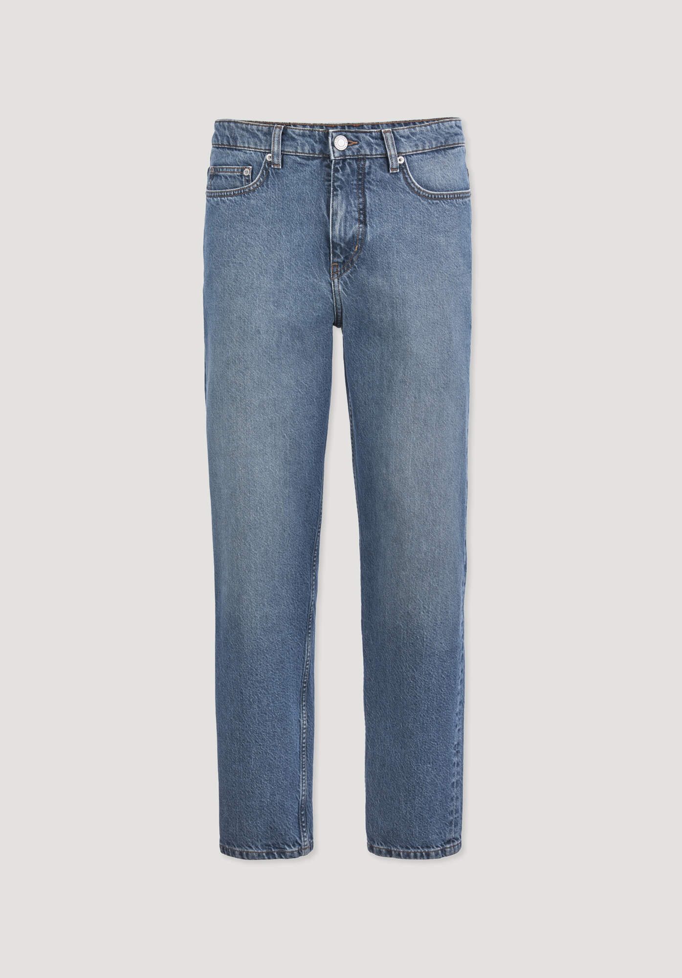Hessnatur Bequeme Jeans aus reinem Bio-Denim (1-tlg) aus reinem Bio-Denim