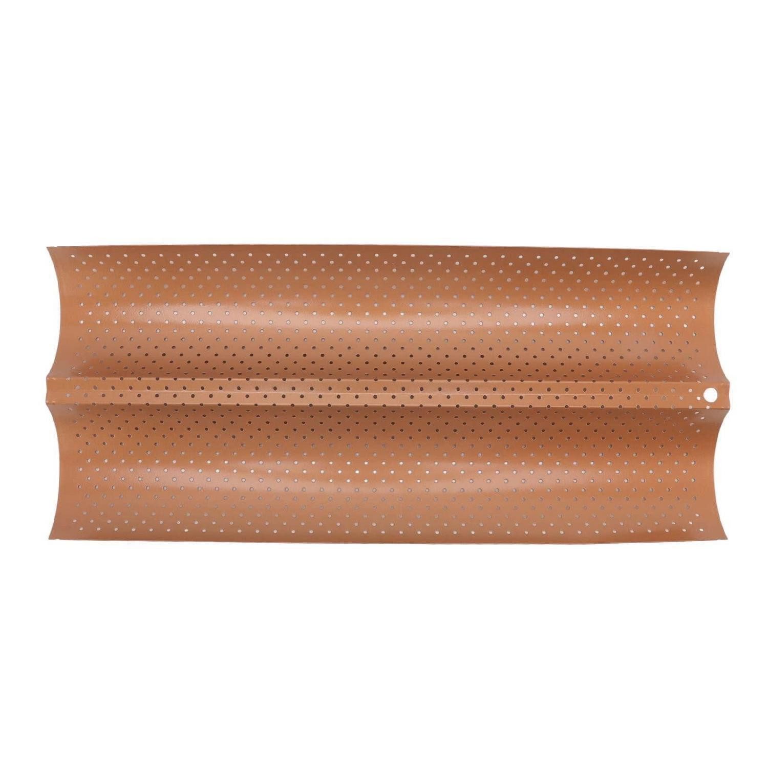 LuxusKollektion Baguetteblech Baguette-Pfanne 2 Schlitze perforiert, Metall, (2-St)