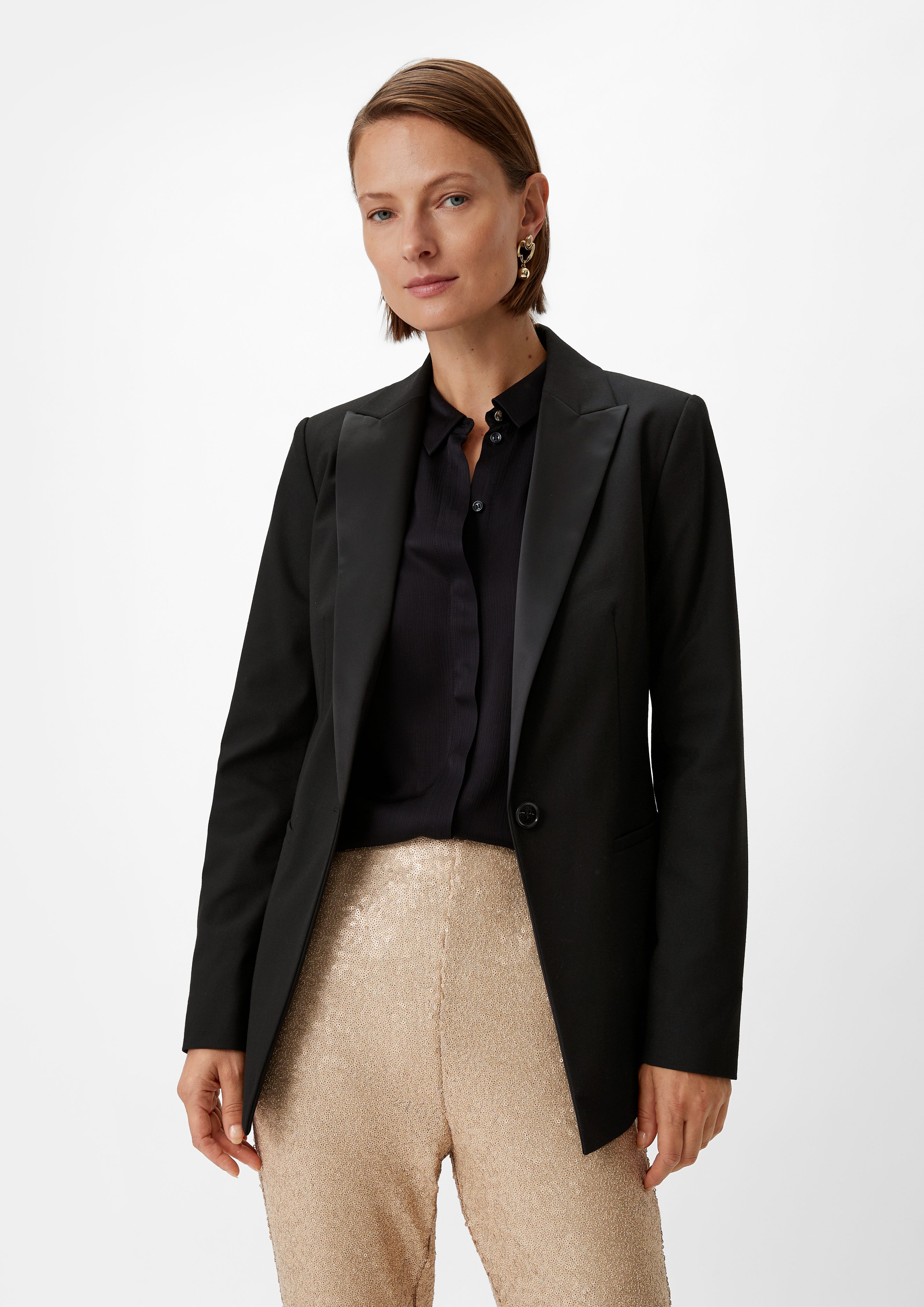 Comma Blusenblazer Taillierter Blazer