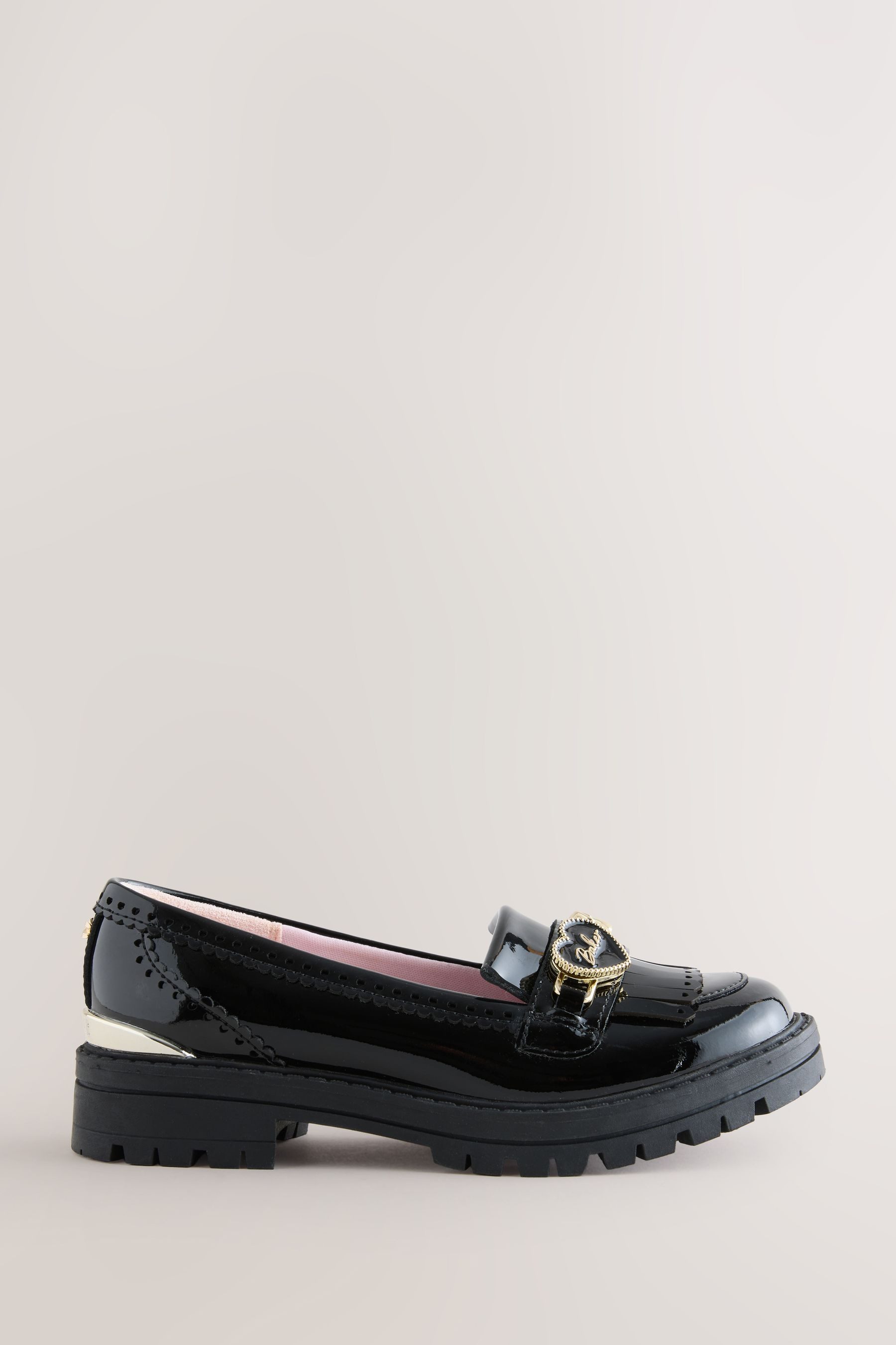 Baker by Ted Baker Back to School Loafer aus Lackleder mit Fransen Loafer (1-tlg)