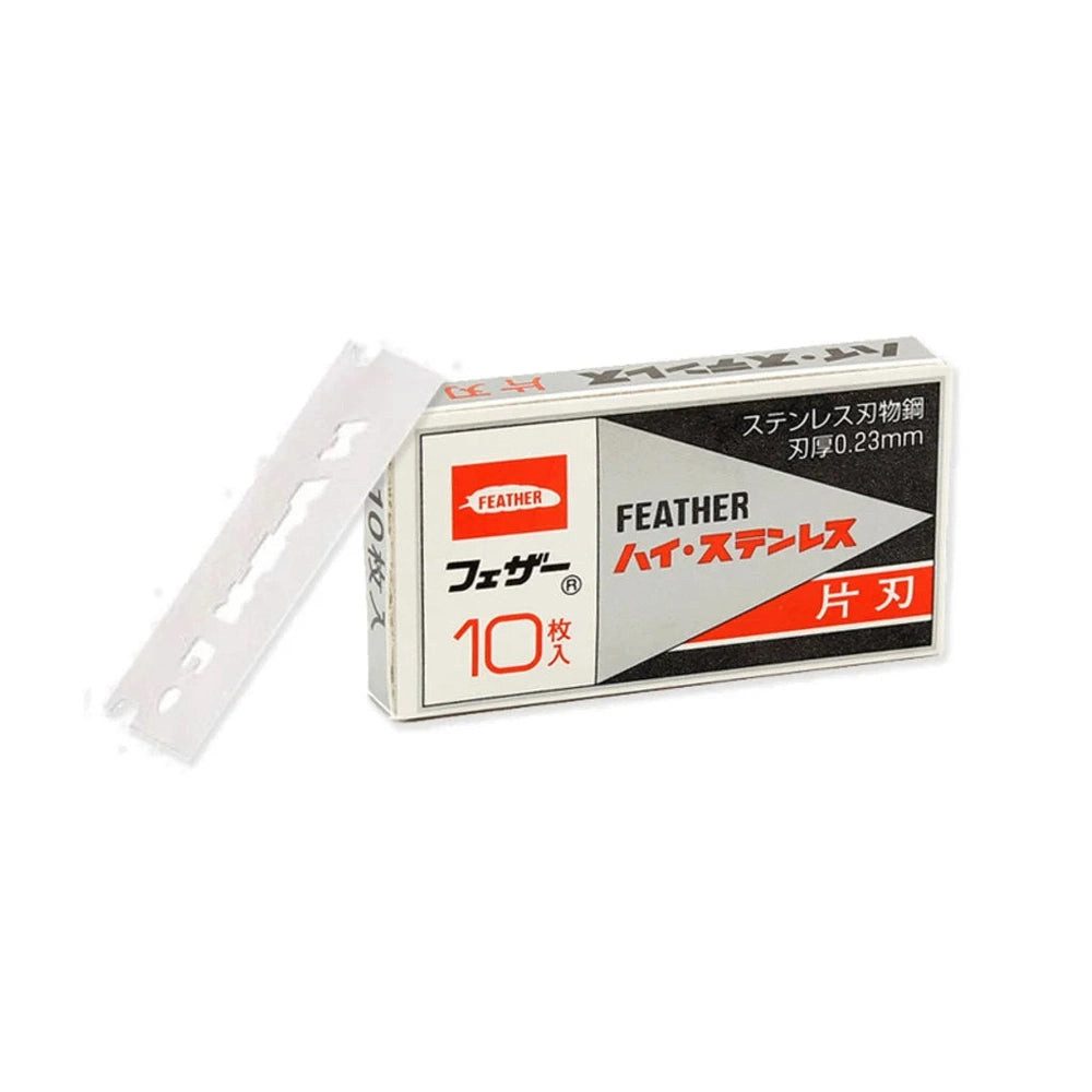 Feather Körperrasierer Feather - 10 Rasierklingen für Rasierhobel - FH-10, 1-tlg.