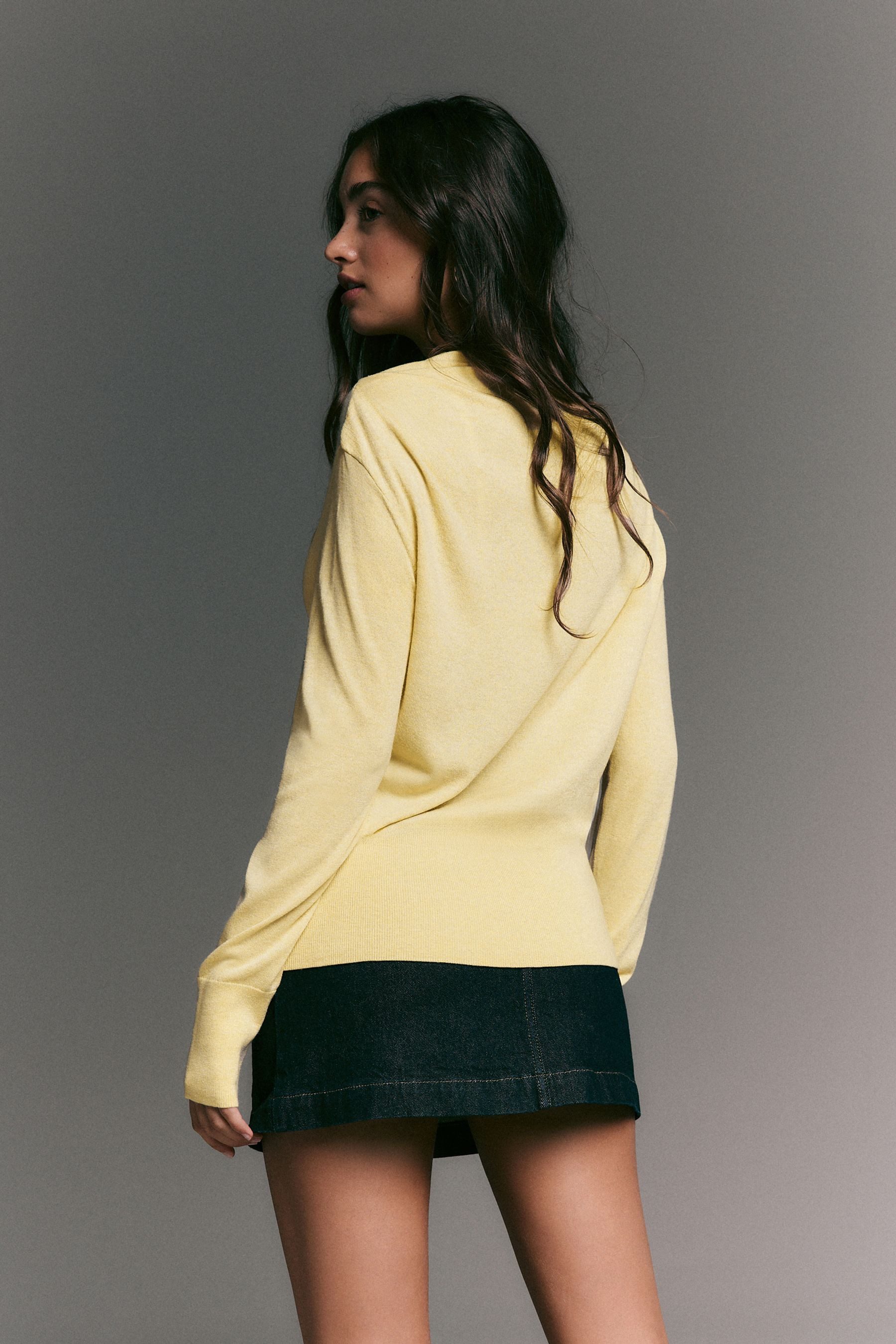 Next Strickpullover Stricktop mit Drapierung und Wasserfallausschnitt (1-tl günstig online kaufen