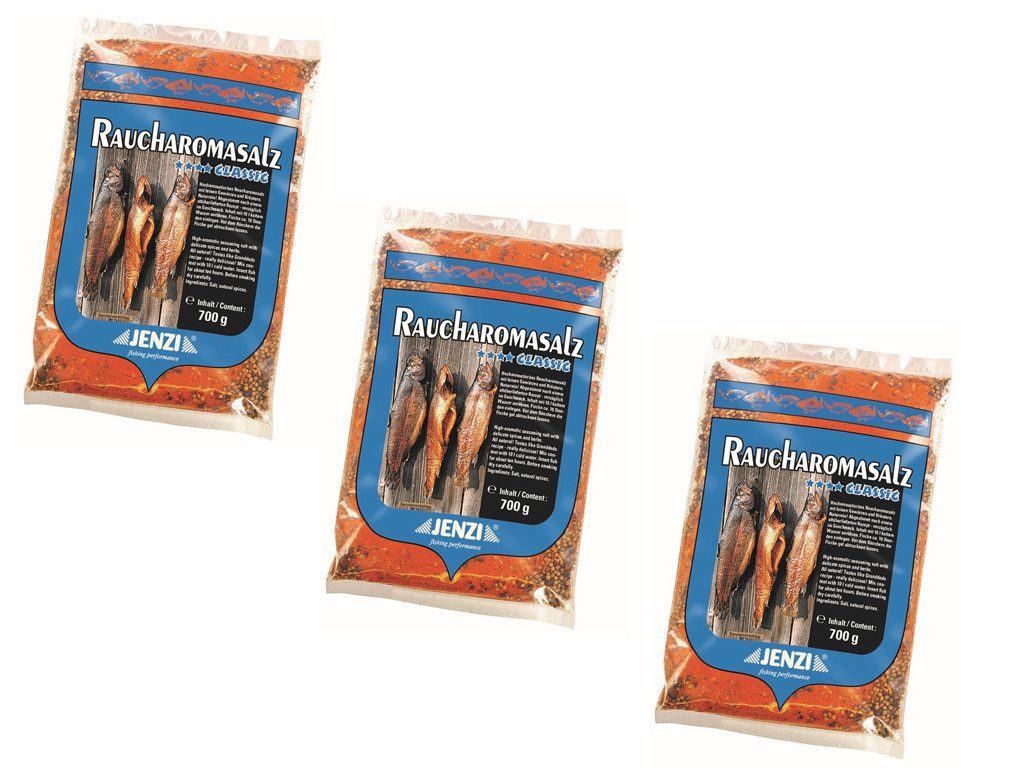 Jenzi Räucherbox Raucharomasalz Jenzi " Das Original" - 3 er Pack (Räucherlauge 3 er Pack 3-tlg) Jenzi Räucherlauge Hocharomatische Räucherlauge auf Salzbasis