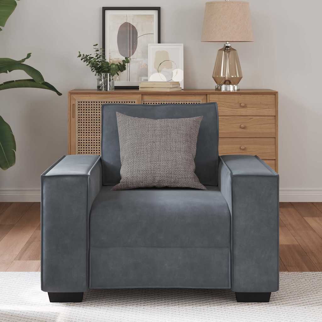 vidaXL Sofa Sessel Dunkelgrau 60 cm günstig online kaufen