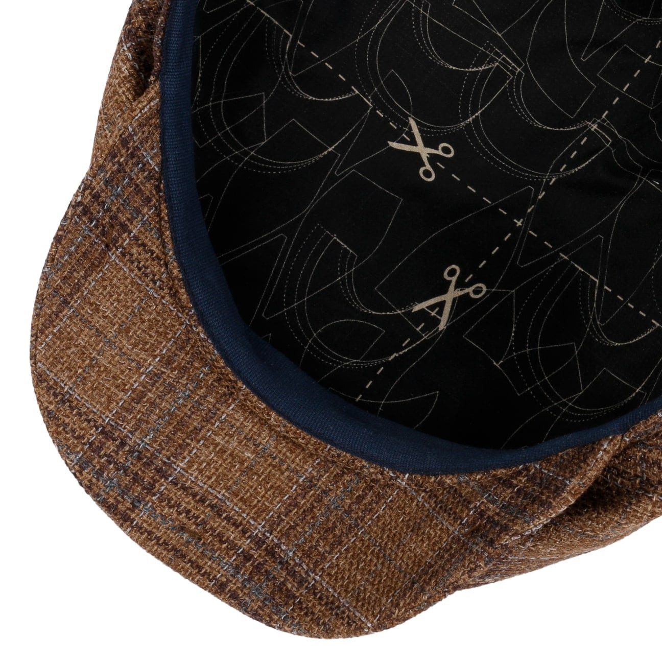 Balmoral Flat Cap (1-St) Schirmmütze mit Futter, Made in the EU