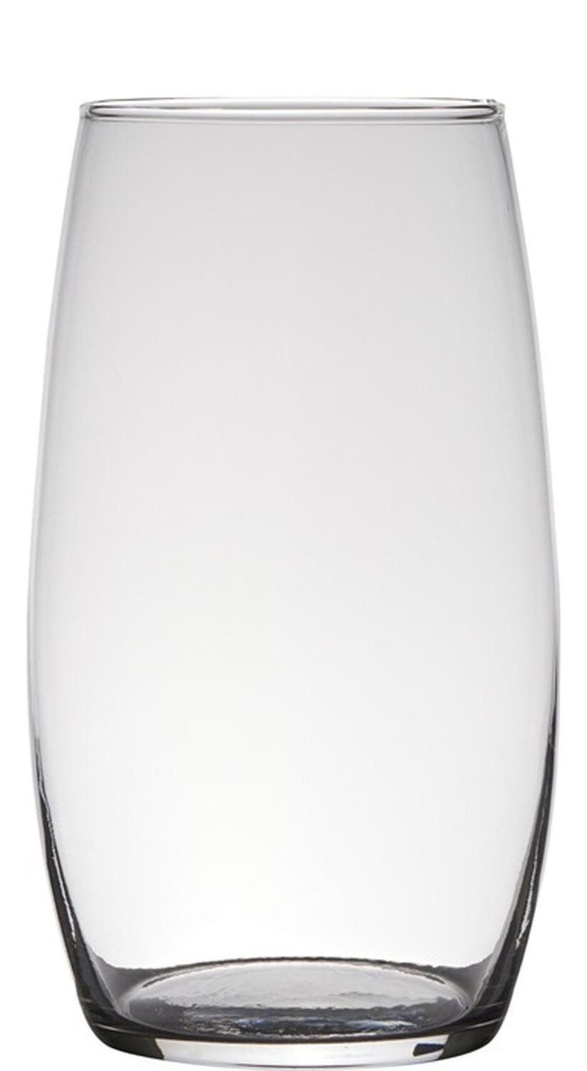 INNA-Glas Dekovase Bauchige Glas Vase NATTIDA, klar, 25cm, Ø14cm