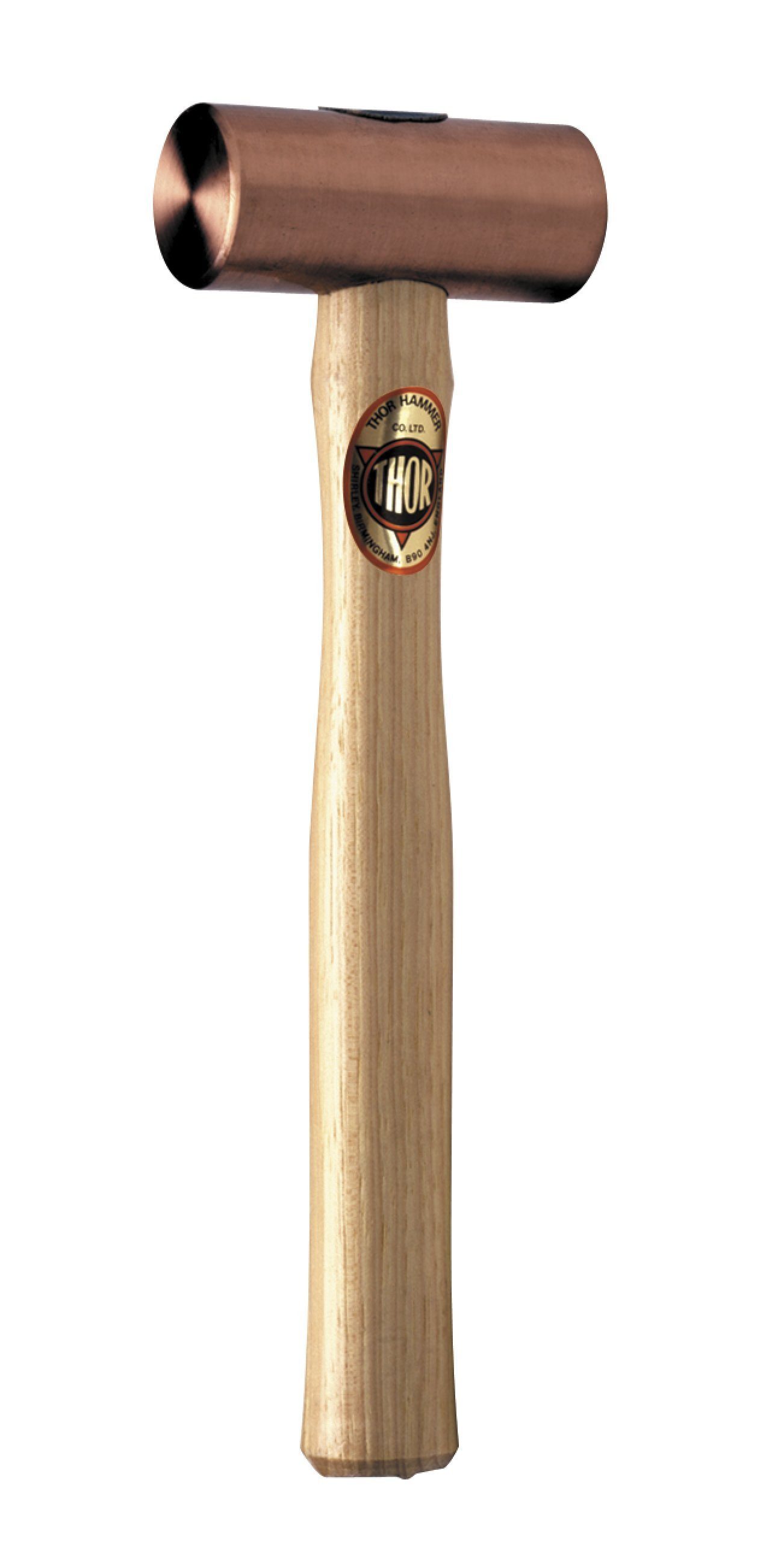 THOR Hammer THOR Rotkupfer Hammer, Rund 63x140mm, 3.950g, mit Holzstiel