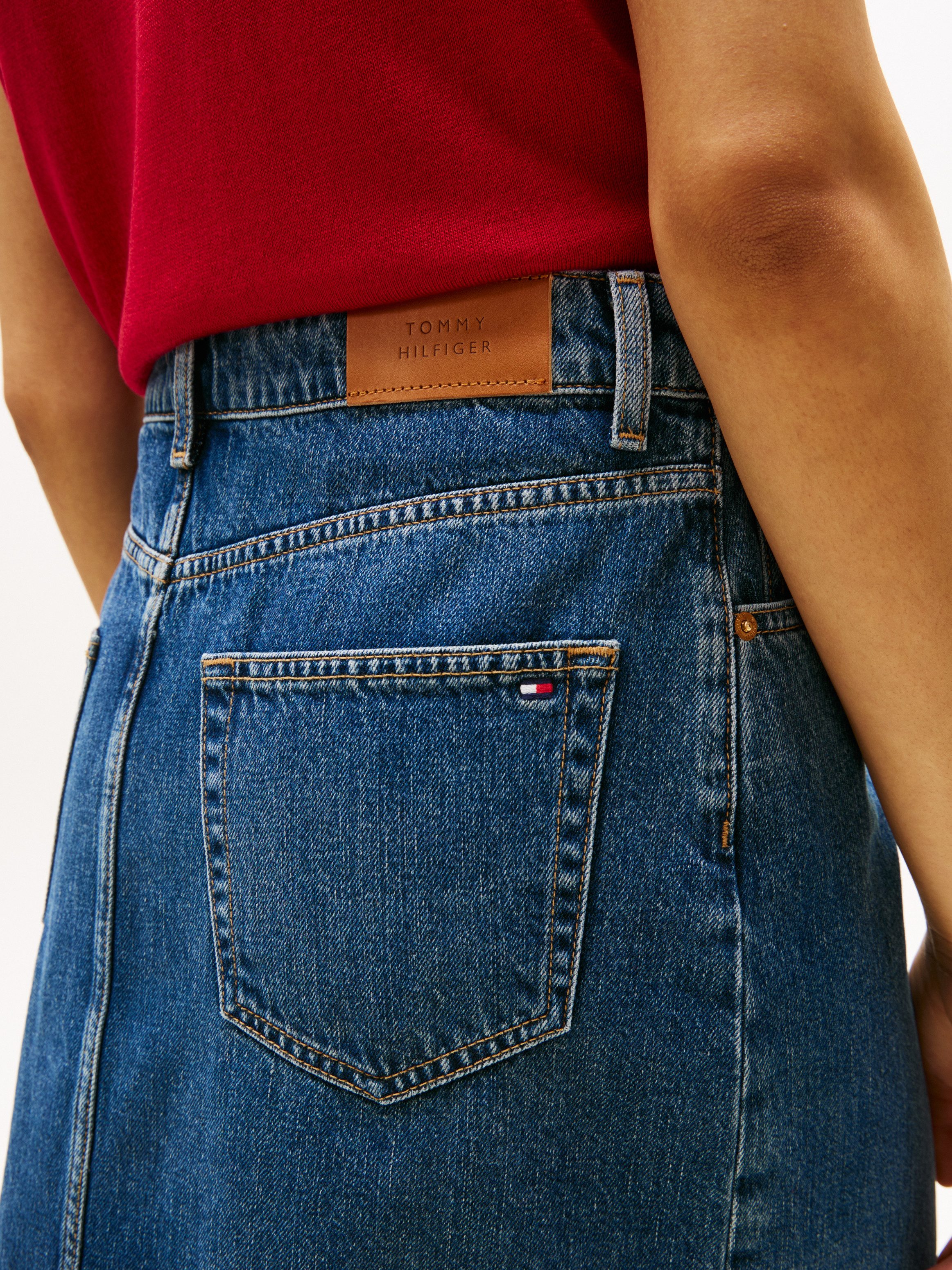 Tommy Hilfiger Jeansrock DNM DEE STRAIGHT günstig online kaufen