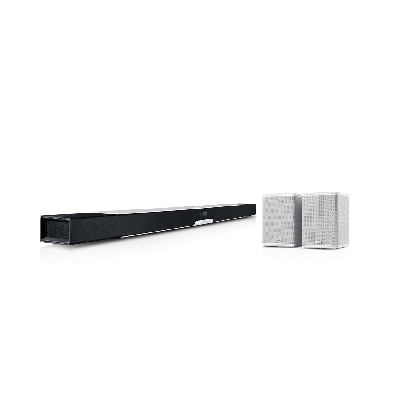 Teufel CINEBAR LUX Surround "5.0-Set" Soundbar (Bluetooth, HDMI, LAN, WLAN, 150 W, Internetradio, Sleeptimer)