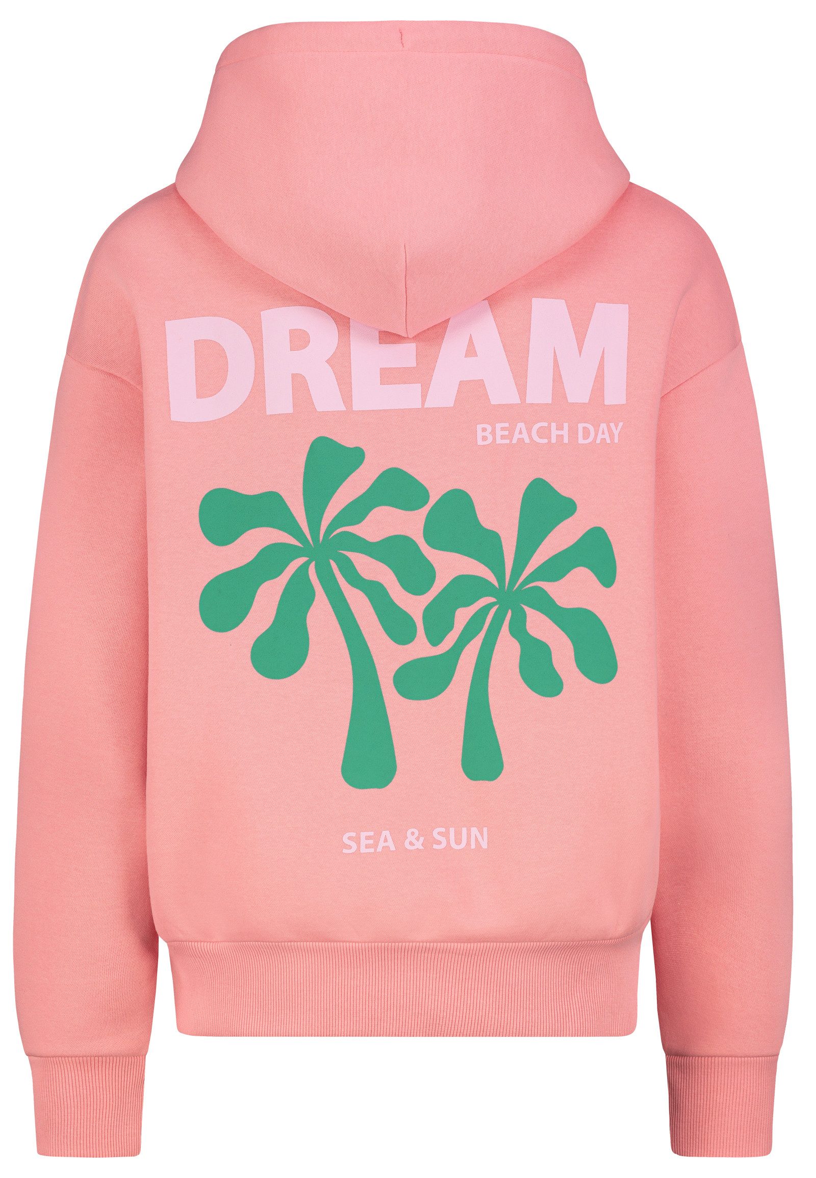 SUBLEVEL Hoodie Mit Dropped Shoulder und Design Print Salty Dream Beach günstig online kaufen