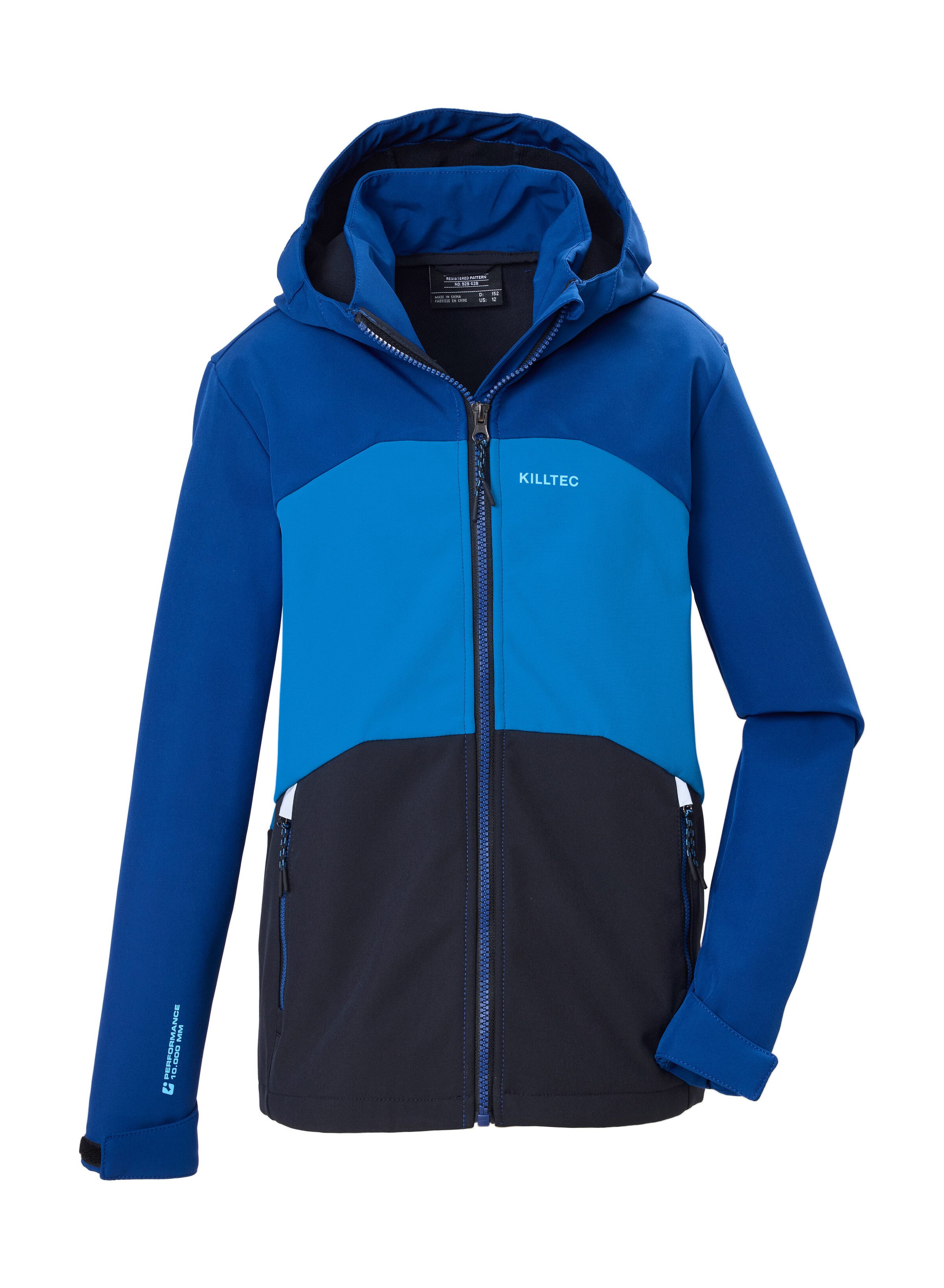 Killtec Softshelljacke KOW 177 BYS SFTSHLL JCKT Wind- und wasserabweisende Kinder-Softshelljacke mit Fleece