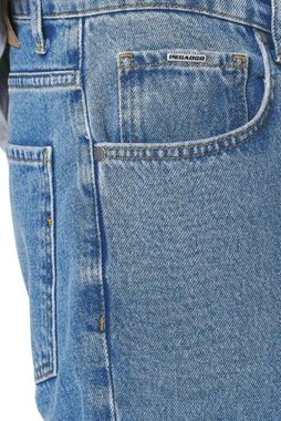 Pegador 5-Pocket-Jeans 33 (1-tlg., kein Set) logogeprägte Knöpfe und Nieten