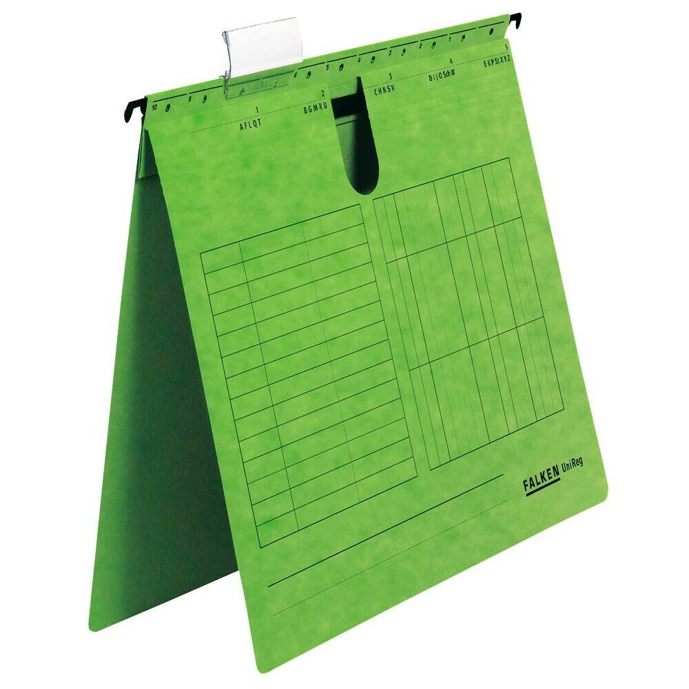 FALKE Ringbuchmappe 25 FALKEN Hängemappen UNIREG - grün (1-St)