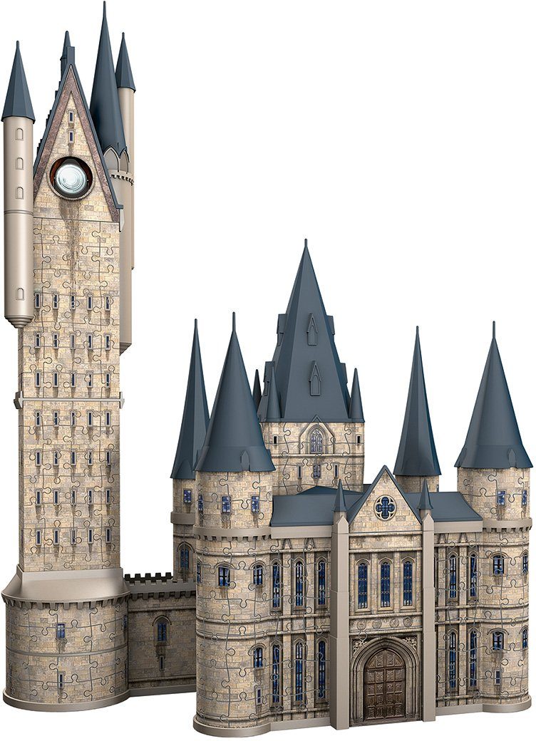 Ravensburger 3D-Puzzle Harry Potter Hogwarts Schloss Puzzleteile, Wald Astronomieturm, weltweit Europe, Made in schützt FSC® - - - 540