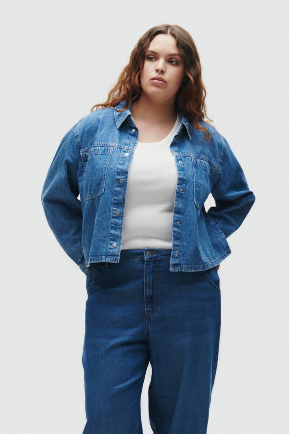 TOM TAILOR Denim Jeansbluse mit Brusttaschen günstig online kaufen