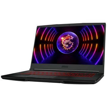 MSI GF63 Thin Gaming-Notebook (39,60 cm/15.6 Zoll, Intel Intel® Core™ i5 12450H, GeForce RTX™ 3050, 500 GB SSD, fertig installiert & aktiviert)